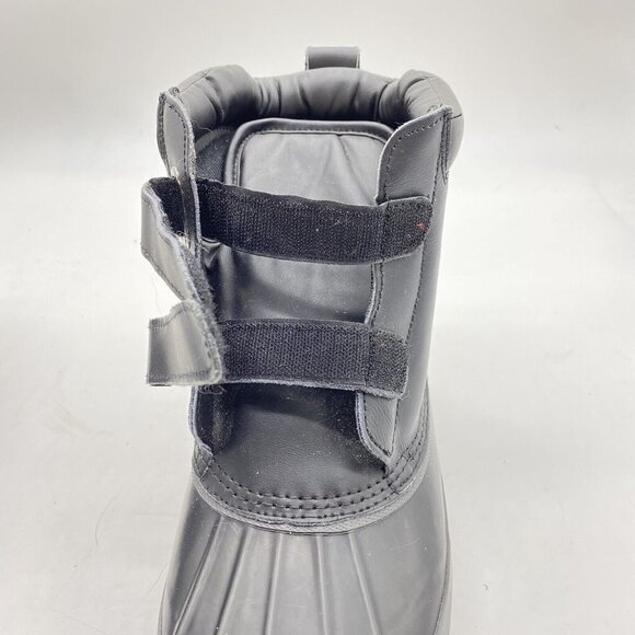 Habands Ice House Snow Boots Insulated Leather Rubber Steel Shank Men's 9D Black - Picture 9 of 11
